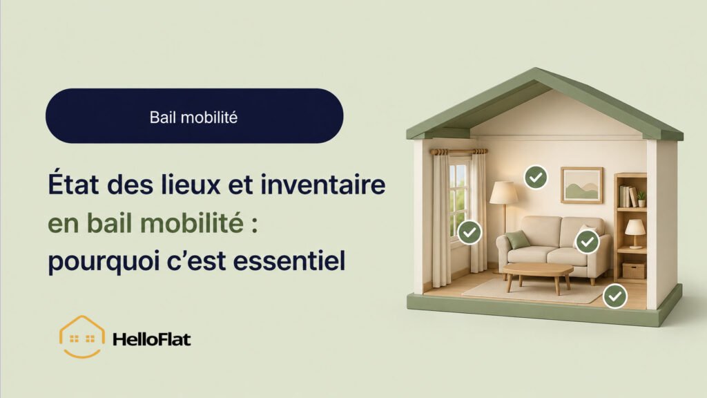 État des lieux et inventaire en bail mobilité : pourquoi c’est essentiel