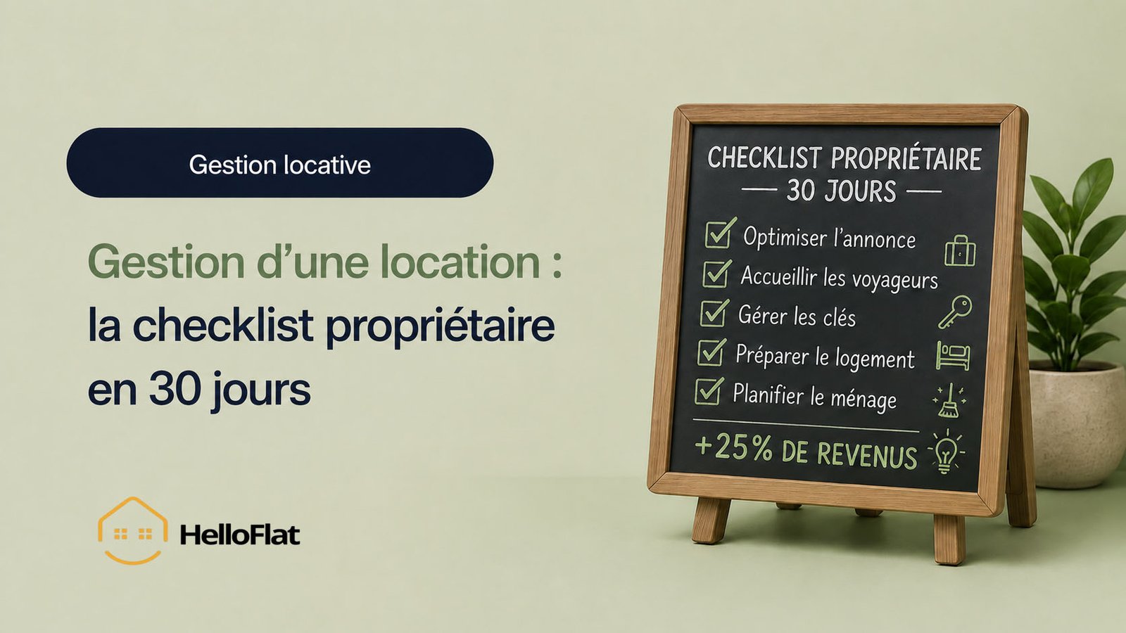 Gestion d’une location Airbnb : la checklist propriétaire en 30 jours